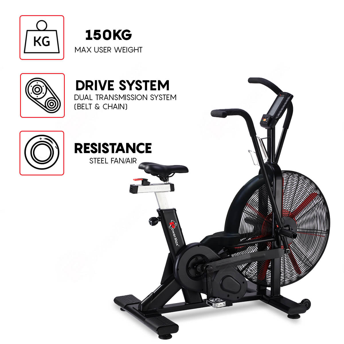 BA-2500C Commercial Air Bike