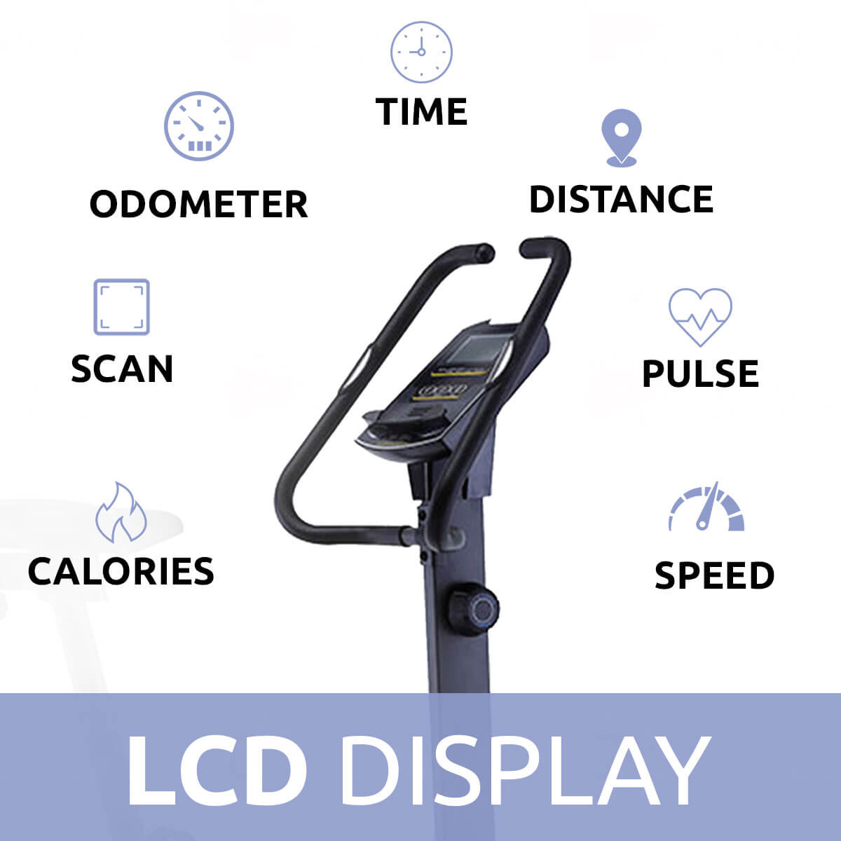 BU-800 Magnetic Upright Bike