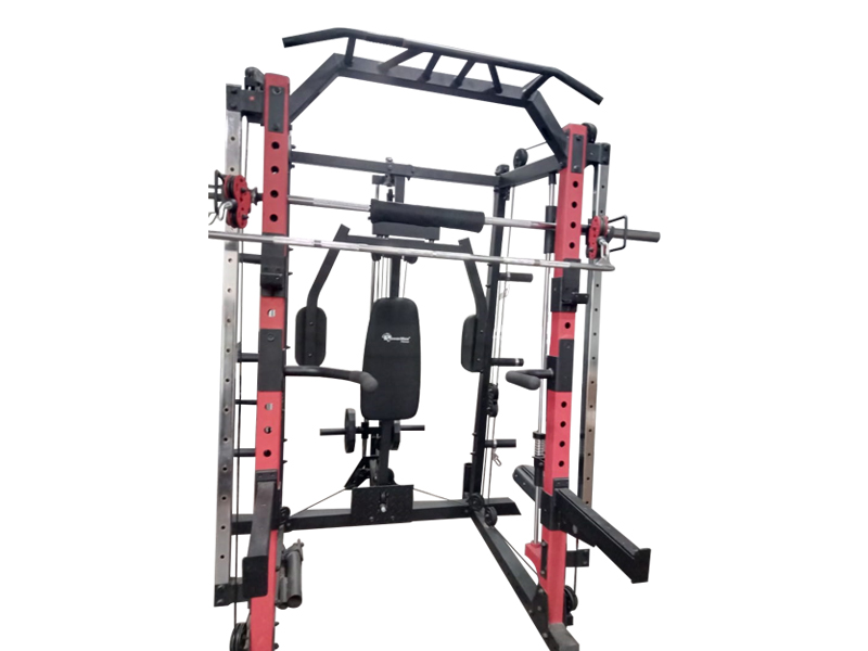 <b>O-020A</b> Smith Machine With Power Cage