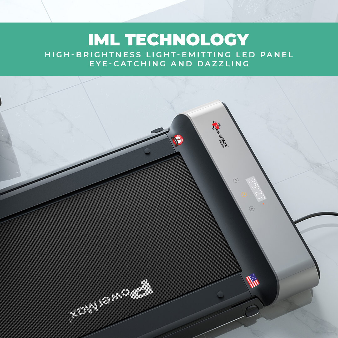 JogPad-5 Smart Walk Double Fold Treadmill with Remote Control and Bluetooth App for Android and iOS