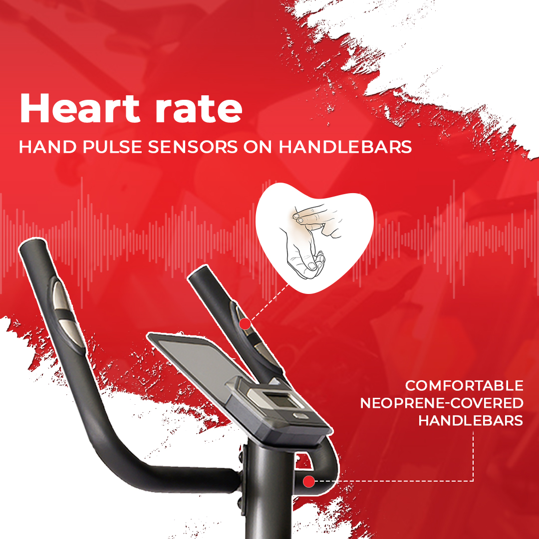 BU-350 Magnetic Upright Bike with iPad holder
