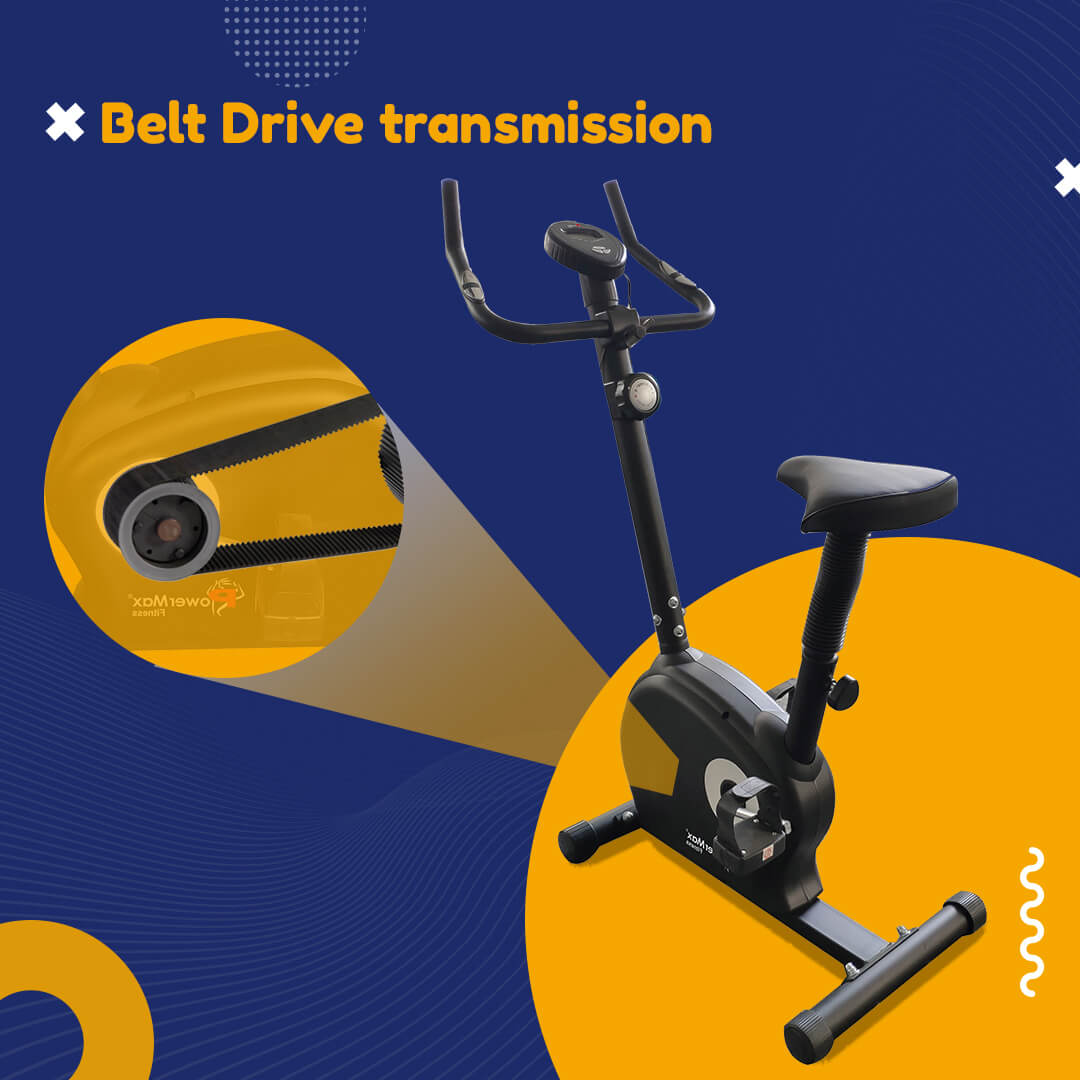 BU-510 Magnetic Upright Bike with LCD Display