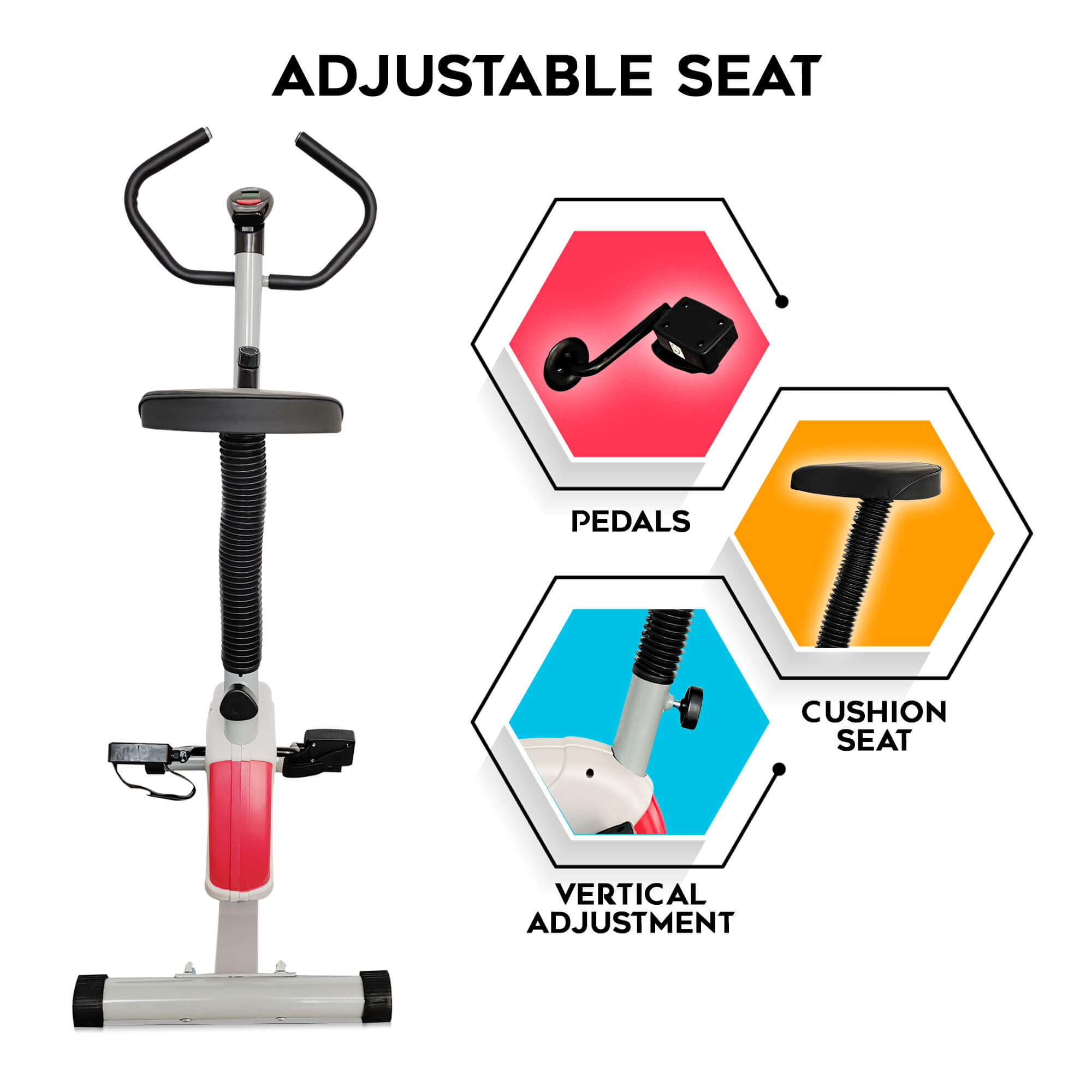 BU-200 Magnetic Upright Bike for Home Use