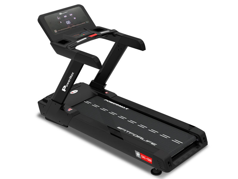 <b>TAC-1500<sup>®</sup></b> Commercial AC Motorized Treadmill with Mobile App