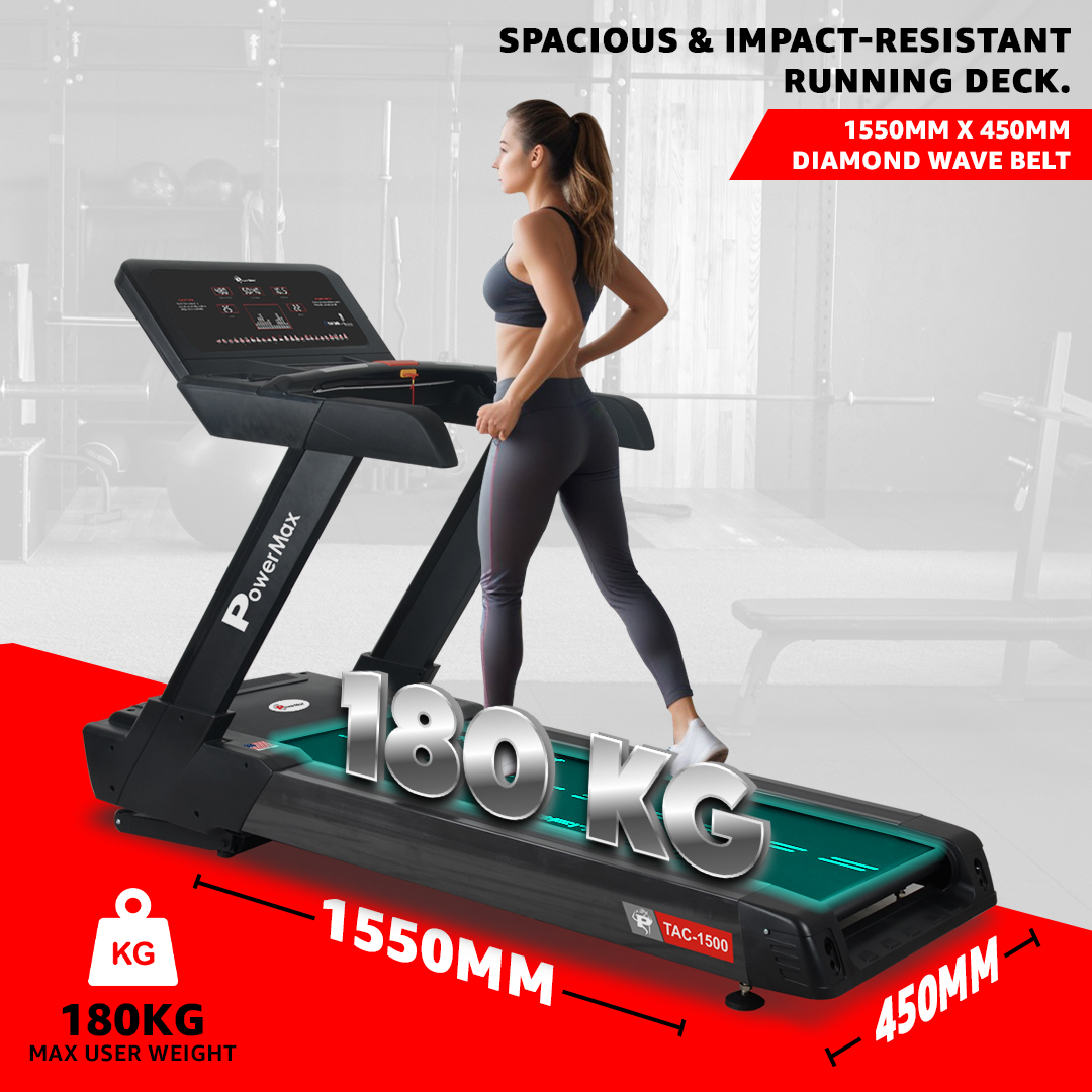 TAC-1500 Commercial Motorized AC Treadmill